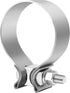 3.0 Inch Exhaust Clamp, Narrow Band Muffler Clamp Stainless Steel for Pipes, Mufflers, Catalytic Converters