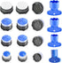 12 PCS Faucet Aerator Set, M16.5, M18.5, M21.5, M24, Kitchen & Bathroom Sink Aerator Replacement with Key Removal Wrench Tool