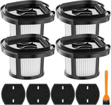 4 Pack 2284w Vacuum Replacement Filter for Bissell Pet Hair Eraser Filter Hand Vacuum 2284W 2390 2389 2390A, Compare to Parts # 1614212 1614203 1614204, 4 Mesh Filters and 4 Foam Filters