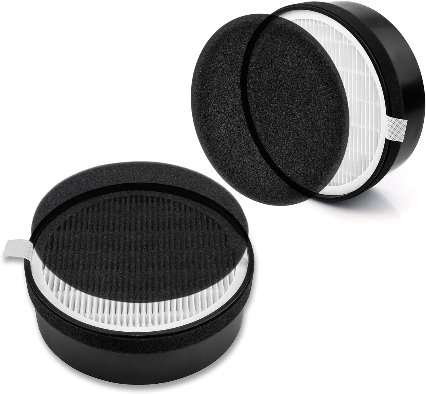 LV-H132 Replacement Filter for LEVOIT Air Purifier Replacement Filter LV-H132-RF,  3-in-1 H13 True HEPA Filter Replacement, 2 Pack