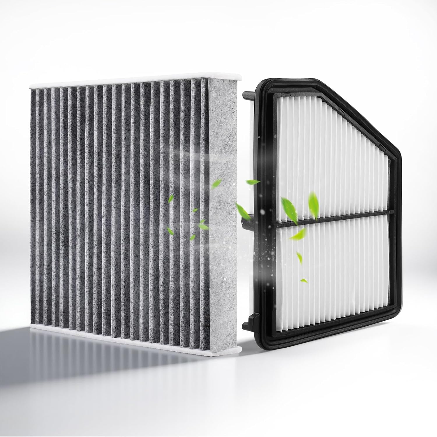 Engine & Cabin Air Filter for Honda Civic 2016-2026 2.0L, HR-V 2023-2026 HRV 2.0L (Not Fit Civic Hatchback) Air filter for Car Replacement CF11182 CA12051 Automotive Accessories- 2 Pack