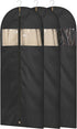 Dress Bags for Gowns, 65" Long Garment Bags for Hanging Clothes, 3-Pack Foldable Dress Cover with Clear Window for Women&