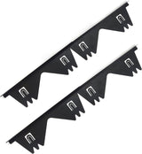 Stainless Steel Stove Gap Covers - 304 Stove Gap Filler, Easy retractable Length 13.8" to 27.5", Width 0.79", Heat Resistant Guard Between Stove Top & Counter, 2 Pck