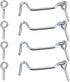 4Pcs 1.5 inches Cabin Hook Eye Latch Gate Door Swivel Window Door Hook with Mounting Screws