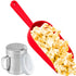 Red Popcorn Plastic Scoop with Popcorn Salt Shaker (Handle, Plastic Cap) - Popcorn Concession Supplies Bundle