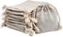 50pcs Double Canvas Drawstring Bag Cotton Pouch Gift Sachet Bags Muslin Reusable Tea Bag 2.75x4 Inch
