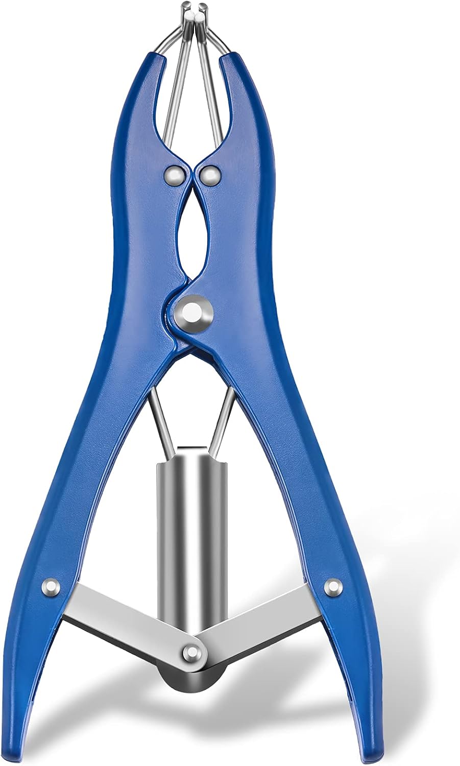 Balloon Expander Pliers Balloon Stuffing Tool Blue Stainless Steel Balloon Stretcher Sequin Filling Pliers for Filling Balloon Sequins Petals Home Party Activities(Simple Style)
