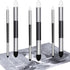 6 Pcs Blending Sponge Pen Double Headed Rub and Buff Washable Sketch Rubbing Sponge Brush Wipe Reusable Blending Stump Drawing Art Blenders for Artist Highlight Shadow Detail Tool (White,Black)