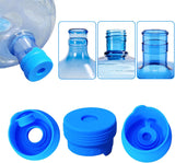 3 Pack 3 and 5 Gallon Water Jug Cap, Upgrade Silicone Reusable Replacement Caps, Non Spill Lids for 55mm Standard/Screw/Crown Tops Water Bottle