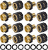 Garden Hose Quick Connect, 3/4 Inch Male and Female Garden Hose Fitting Quick Connector (8 Sets)