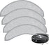 4 Pack Replacement Mop Pads for i-Robot Roomba Combo j7+/ j9+ Accessories, Microfiber Washable Mopping Pad for iRobot Roomba Combo j7+/ j9+ Robot Vacuum and Mop (Not fits for Roomba j7/ j7+/ j9+)