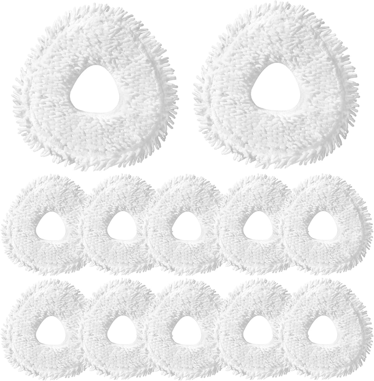12-Pack Replacement Mop Pads for Narwal Freo, Freo Pro, Freo X Ultra, Z Ultra, Freo Z10 & X10 Pro Robot Vacuum & Mop, Washable Reusable Microfiber Robot Vacuum Mop Pads