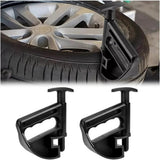 2PCS Car Tire Changer, Nylon Vehicle Tire Bead Clamp Drop Center Tool, Heavy Duty Automotive Rim Pry Tire Changer Wheel Changing Helper Accessories, Universal for Most Cars