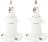 Adjustable Metal Wall Mount for Arlo Essential 3rd Gen/2nd/1st/Go 2/Arlo Pro (6th Gen)/Pro 5S 2K/Pro/4/3/Ultra (3rd Gen)/Ultra 2/Ultra & Ring Stick Up Cam (Battery/Plug-In) (2-Pack, White)