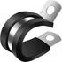 1/2 Inch Cable Clamp, 25 Pack Stainless Steel Wire Clamp, Rubber Metal Hose Clamps for Wire Line Clips, Pipe, Hose Bracket, Tube Holder (14mm)