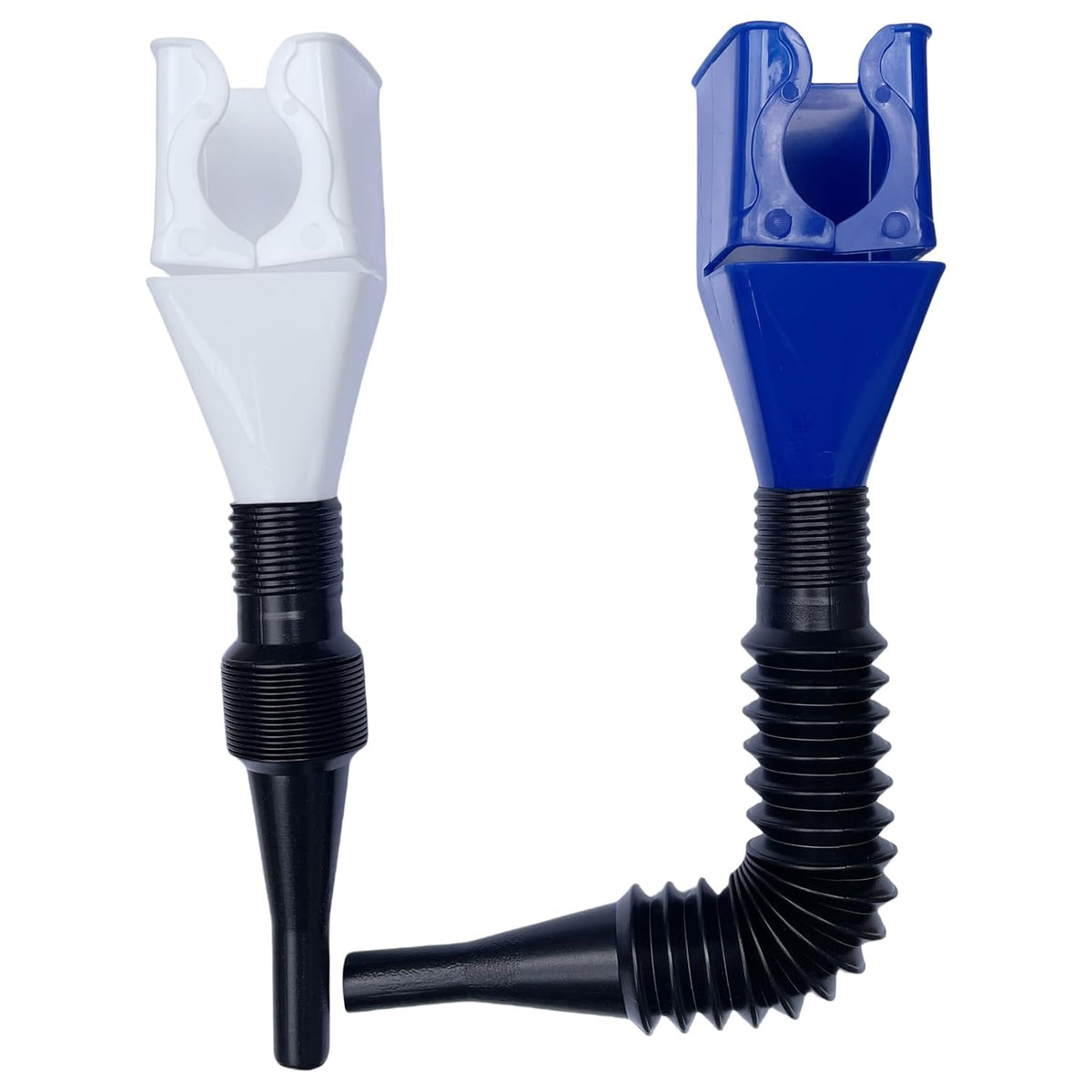 Funnels for Automotive Use,2pcs Retractable Auto Fuel Funnel for Oil Change,Filling Water,Gasoline,Coolant in Cars