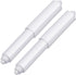 2 Pcs Universal Toilet Paper Holder Replacement Rod Spring Loaded Plastic Retractable Paper Replacement Rod Toilet Tissue Roll Holder Insert for Bathroom Home Fixture Accessories(White)