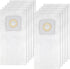 10 pack Style 7 Vacuum Cleaner Bags Replacement for Bissell PowerForce Upright Vacuums 1739 3522 3525 3545 3550 3554 6592 Series, Replace Part 