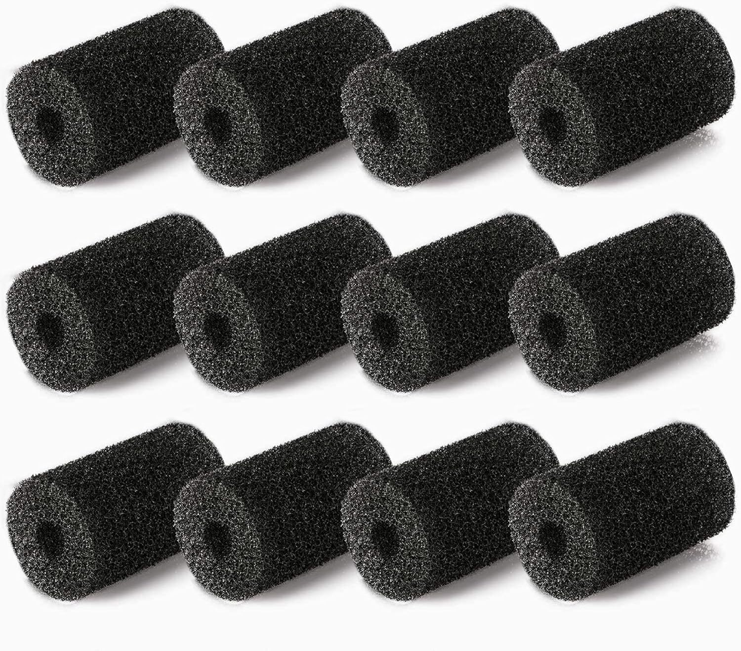 for Polaris Pool Cleaner Parts, 12 Pack Sweep Hose Tail Scrubbers Replacement for Sweep Pool Cleaner Fits Polaris 180 280 360 380 480 3900