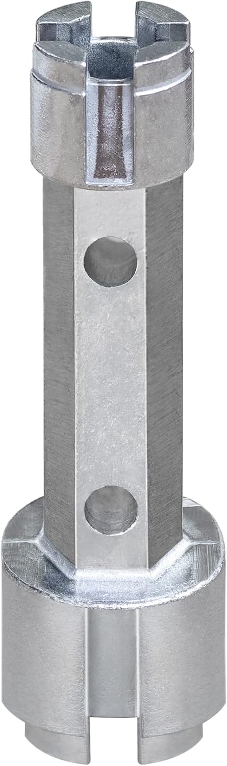 Tub Drain Remover Wrench Removal Tool Dual Ended Dumbell for Bath Drains Heavy Duty Aluminum