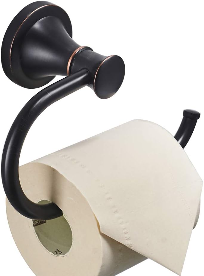 Oil Rubbed Bronze Toilet Tissue Paper Holder Oil Rubbed Bronze Bathroom Accessories Toilet roll Paper Hanger, Wall Mounted, Rustproof