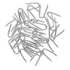 Steel Wire Fencing Staples (200 pcs), Galvanized U-Shaped Fasteners Nails for Wire Mesh and Woven Fencing