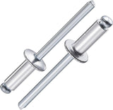 (250Pcs) 3/16"x1/2" Aluminum blind pro Rivets,Aluminum Grip and Steel Mandrel