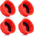 5 Gallon Gas Can Cap Replacement, Coarse Thread Gas Cap for Gasoline, Portable Gas Tank Lid for 5+ Gallon Plastic and Metal Gas Cans, Includes Spout Replacement Old Style(Pack of 4)