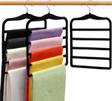 Closet Organizers and Storage,3 Pack Velvet Pants-Hangers-Space-Saving,Non Silp 5 Tier Scarf Jeans Organizer,Dorm Room Essentials for College Students Girls Boys Guys,Organization and Storage