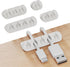 Cord Organizer for Desk Cable Holder for Nightstand Charger Organizer Adhesive Desktop Versatile Wire Multislot Clips and Table Management Accessories Office Spaces New White 5 Pack, 15 Slots