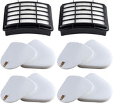 2 HEPA + 4 Foam & Felt Filters Compatible with Shark Navigator Lift-Away Deluex NV350, NV351, NV352, NV355, NV356E, NV357, NV360, NV370, NV391, UV440, UV490, UV540, Part # XFF350 & XHF350