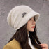 Ribbed Knit Beanie Hat - Winter Warm Skull Cap for Men Women - High Quality Acrylic Close Fit Casual Cuffed Hat - White
