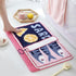 Bathroom Tufted Velvet Bath Mat - Super Absorbent Non Slip Rug for Bathroom Kitchen Entrance - Soft Polyester Floor Mat for Shower Toilet - Berry Pink 50x80cm