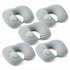 5-Pack Inflatable Travel Neck Pillow - Quick Press Self-Inflating Soft Velvet Support for Travel Airplane Office - Portable Foldable - Peacock Blue