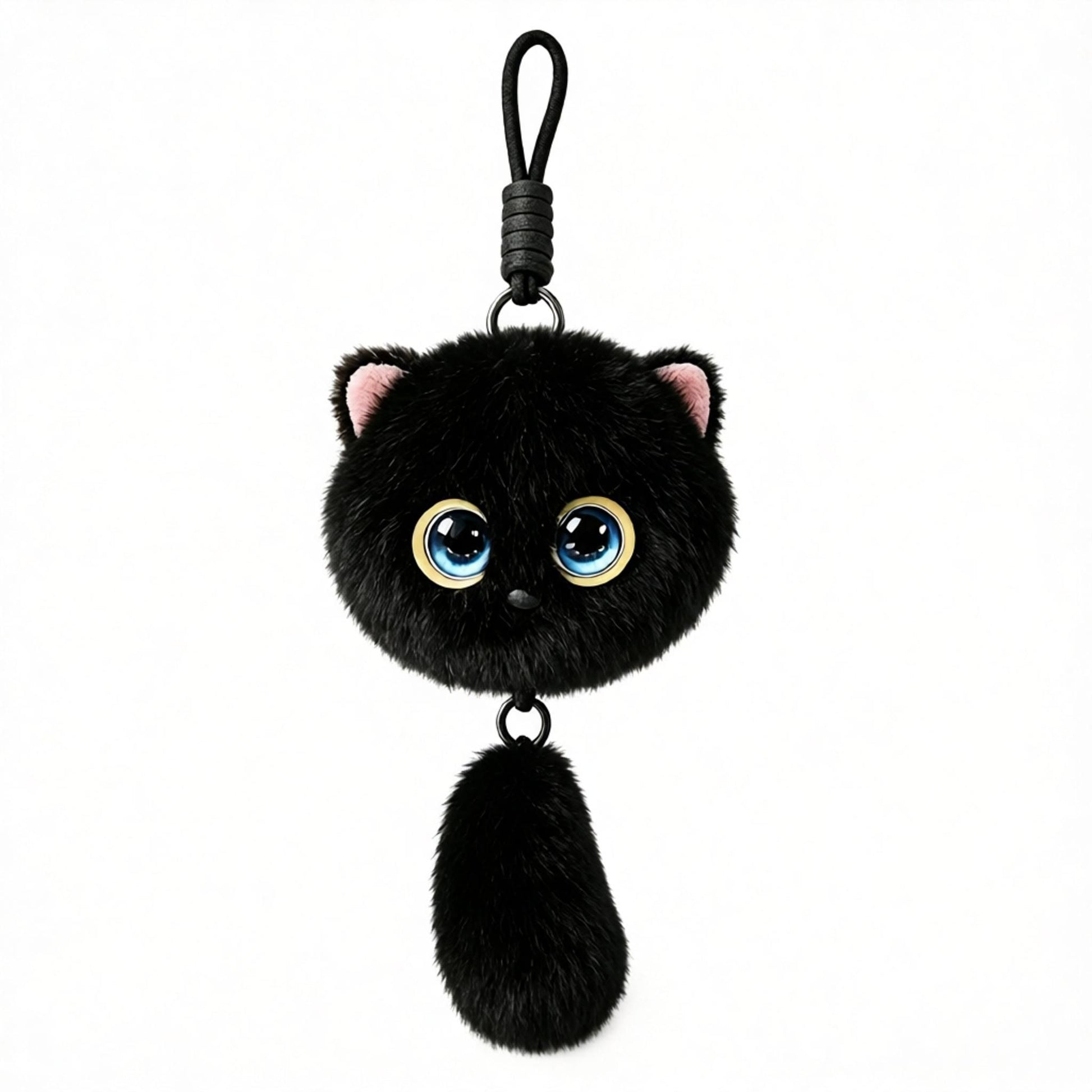AI Cat Companion Robot - Interactive Emotional Support Pet with 40+ Languages Voice Cloning Long-term Memory - Touch Sensitive Smart Toy for Kids Adults - Black Cat