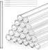 20 Pieces 12 In Glass Blowing Tubes, 12mm OD 8mm ID 2mm Thick Wall Borosilicate Pipe, Clear glass Bubble Tubing with 4 Cleaning Brush for Laboratory Experiment Art DIY 