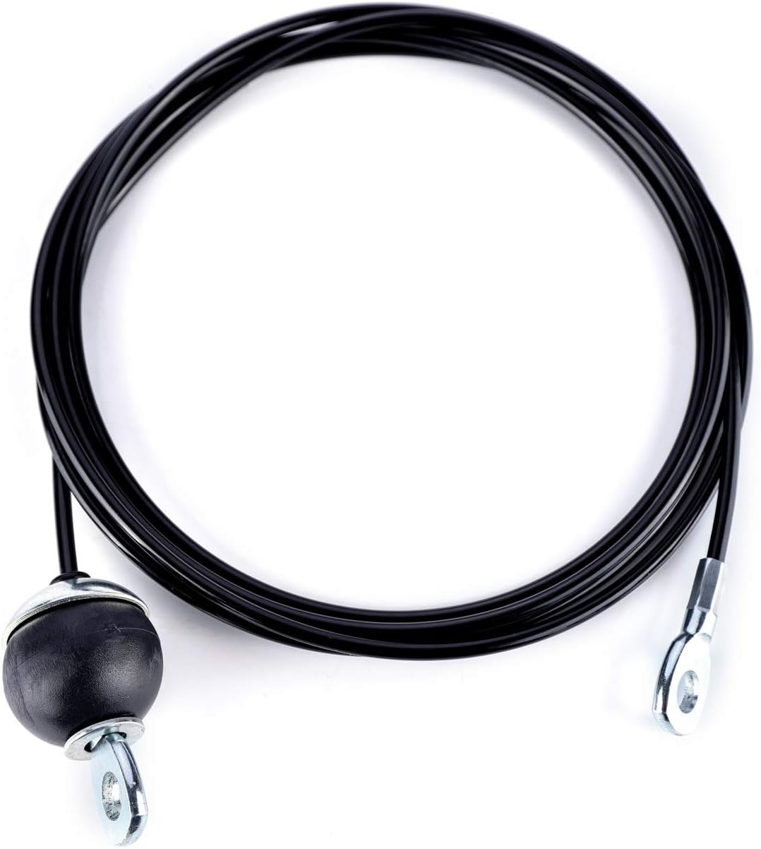 Fitness Pulley Cable,Replacement Cable Machine Accessories,Cable Attachments for Gym -Thick 5mm(0.2inch) Heavy Duty Steel Wire Rope Home  59"