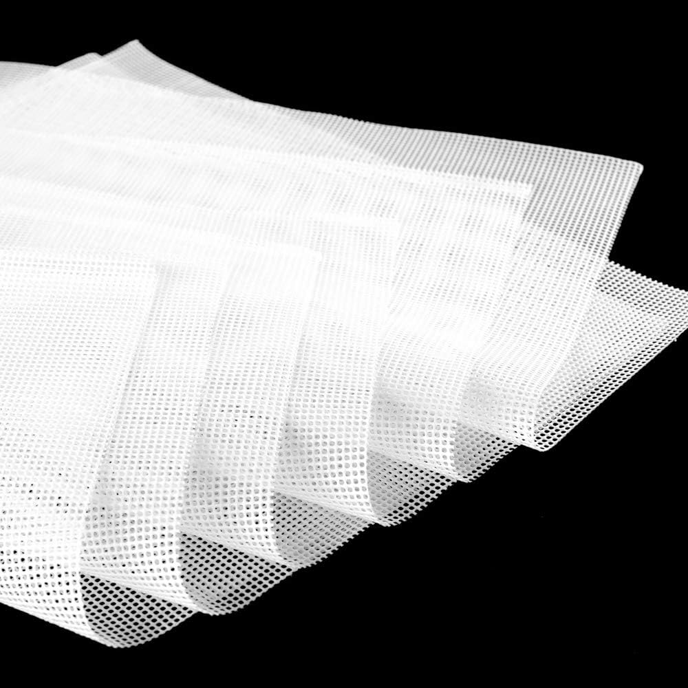 6 Pack Silicone Dehydrator Sheets,Non-stick Food Fruit Mats Reusable Steamer Mesh Mat for Dryer (6, 14 x inch)  inch
