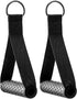 Exercise Cable Handles,Cable Machine Attachment Handles Compatible with Machines,Super Strong Nylon Webbing for Resistance Training(1 Pairs) 