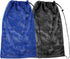 2 Packs Mesh Gear Bag for Snorkel Equipment, Oversized 18" x 27" Dive Scuba Diving Backpack Snorkeling, Fins, Swimming Gear, Beach and Sports Equipment (Black & Blue) 