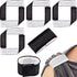 8 Count Softball Sleeve Holders Jersey Ties with Hook and Loop Fasteners Straps for Shirts Scrunchies T-Shirts Soccer Baseball Sports Activities(Black, White) Black, White 