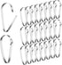 30 Pcs Real Estate Sign Rider Clips Hanging Stainless Steel for Posts Open House Plaque 