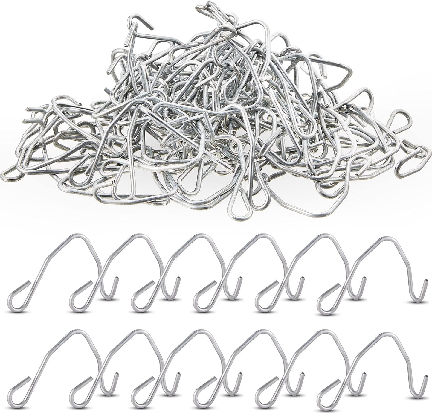 300 Pieces T Post Wire Clips Fence Fencing for Securing Galvanized Steel Barbed Garden Farm Highway Sport Fences 