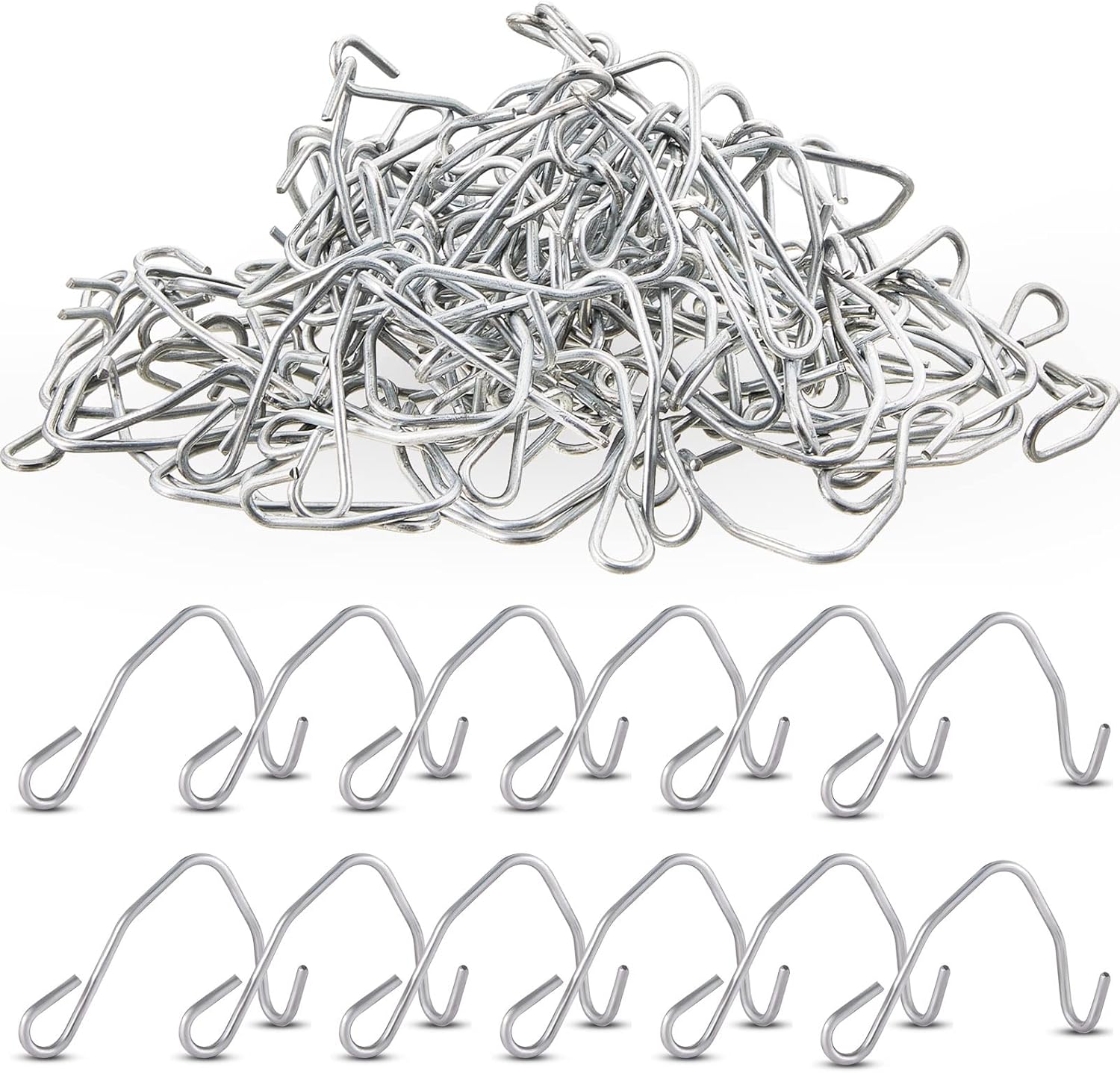 300 Pieces T Post Wire Clips Fence Fencing for Securing Galvanized Steel Barbed Garden Farm Highway Sport Fences 