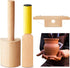3 Pieces Pottery Clay Tools Set Includes Wooden Paddles Sculpture Pad Bevel Cutter for Angle Cutting Tool Paddle Ceramics Trimming 