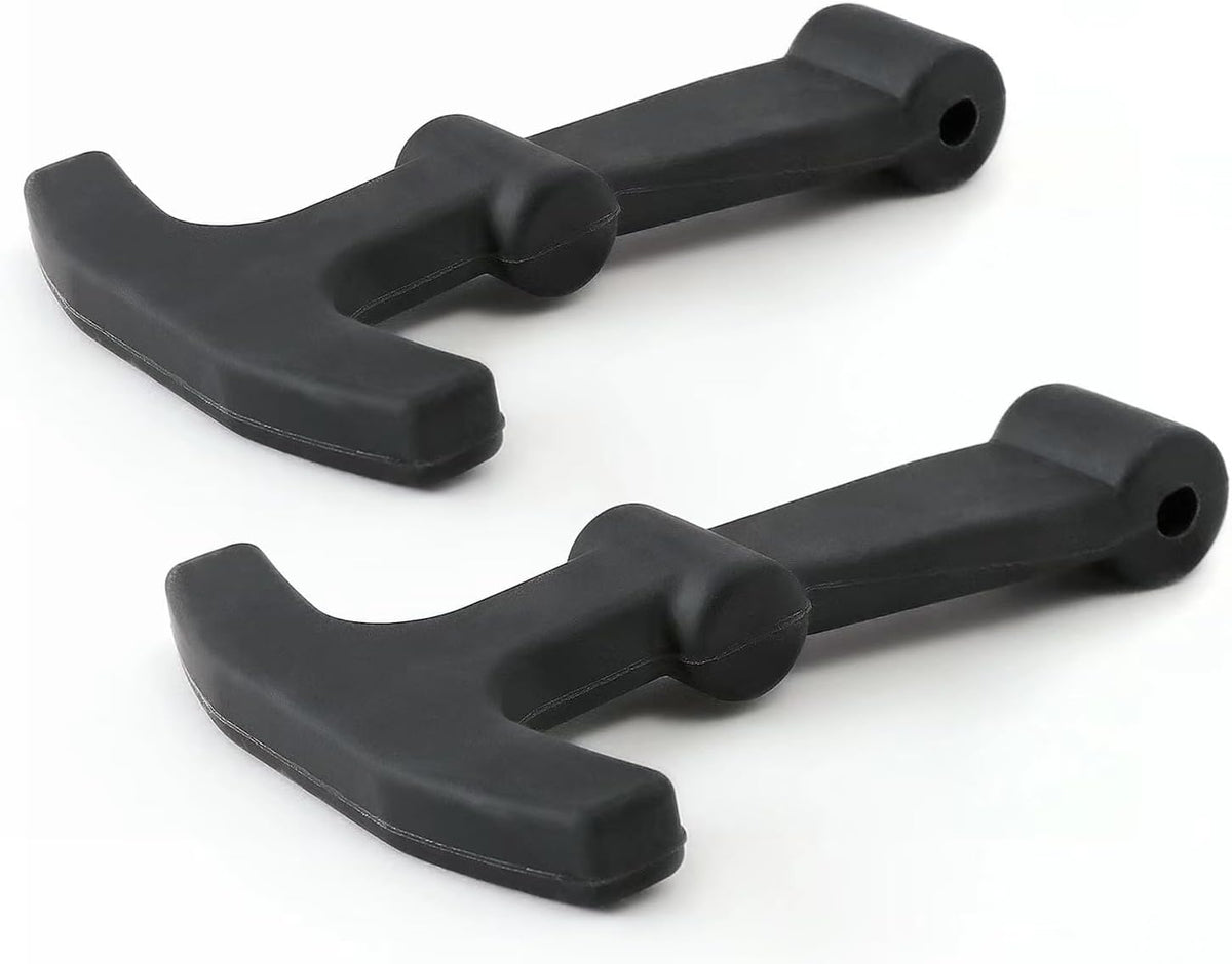 Replacement Lid Latches Compatible with Yeti Tundra & Roadie Cooler and Other Related CoolersDurable Rubber T-Latch Design, 2 Pack,Black 