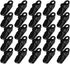 25Pcs Mini Small Camping Tent Tarp Clips, Plastic Crocodile Clip, Windproof Snaps, Awning Clamp for Tarp, Harks - Black 