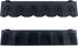 Vertica Fishing Rod Holders, Wall-Mounted – Racks, Pole Holders,Fishing Rack,Store 6 Rods or Combos in 12.6 Inches, for Garage & Boat, 1 Pair Black (Vertica) 
