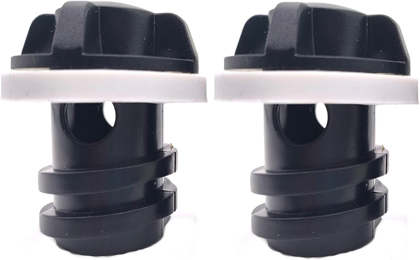 Cooler Drain Plugs Replacement Compatible with YETI Tundra Coolers & Roadie and RTIC Accessories,with Leak Proof Design Plug,2pack, black standard (BWXS-07) 