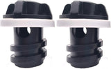 Cooler Drain Plugs Replacement Compatible with YETI Tundra Coolers & Roadie and RTIC Accessories,with Leak Proof Design Plug,2pack, black standard (BWXS-07) 